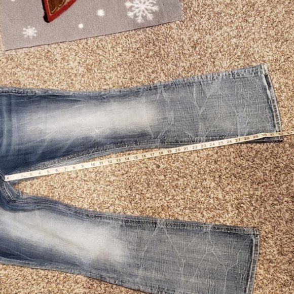 HTF ROCK REVIVAL BETTY EMBELLISHED BOOTCUT JEANS 29 x 30 - Picture 13 of 14